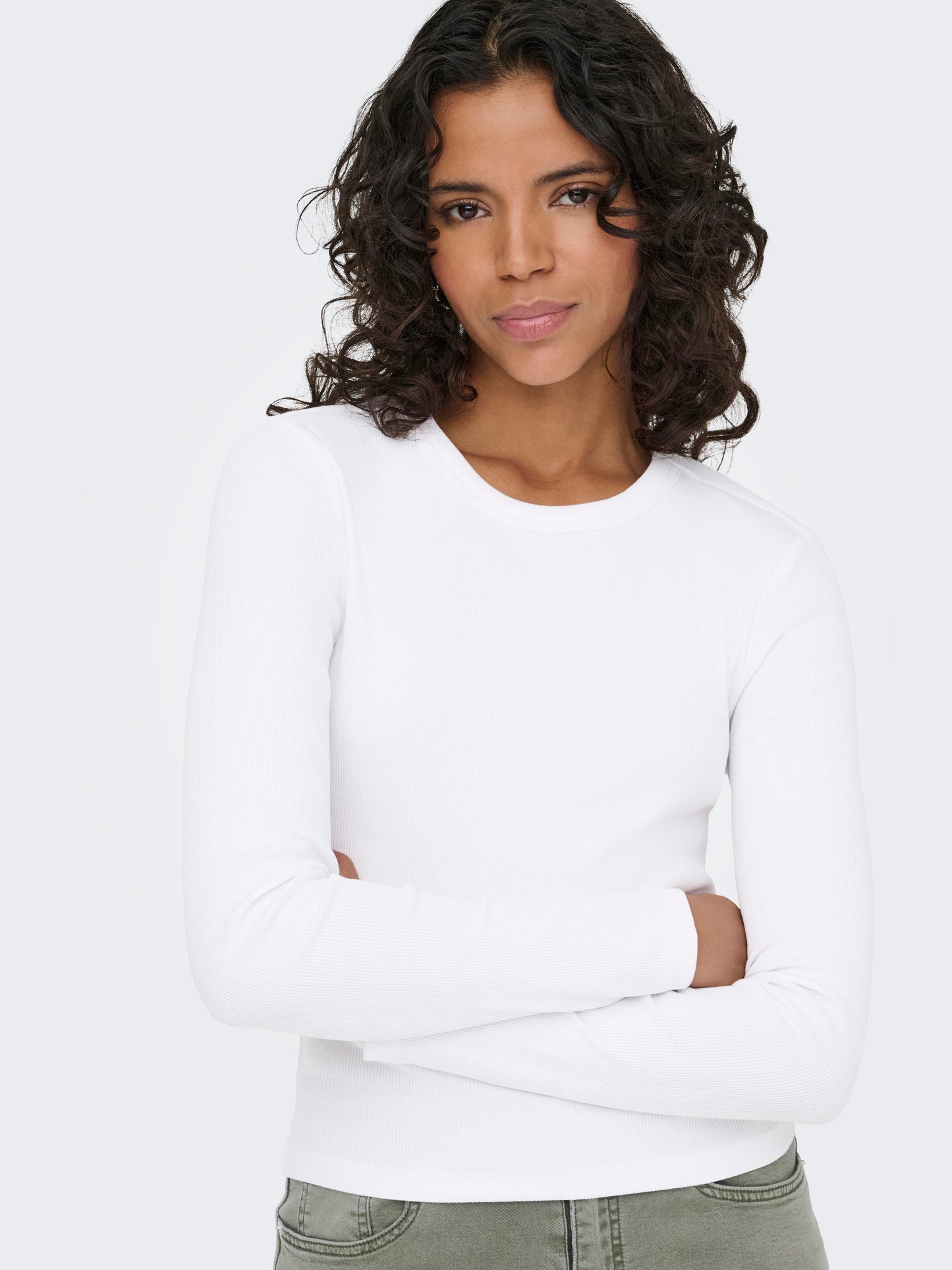 ONLVAL L/S O-NECK TOP JRS