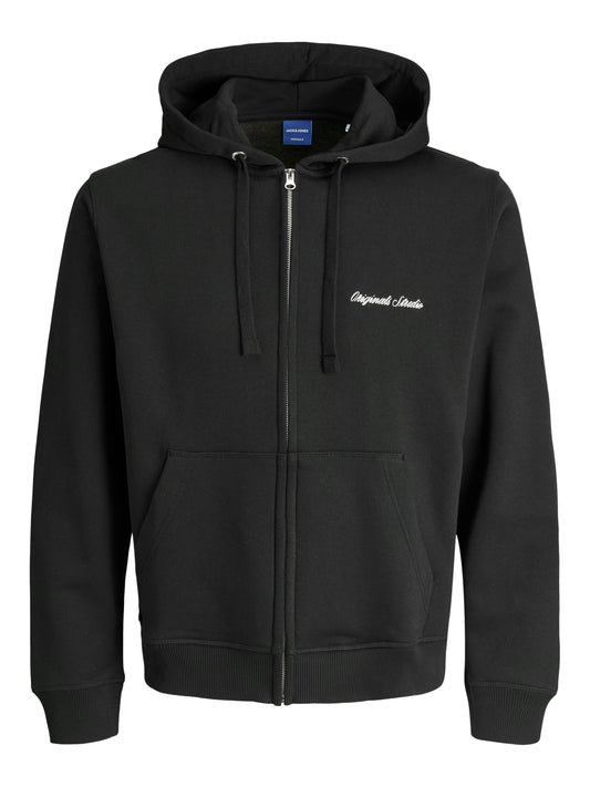 JORNORREBRO EMB SWEAT ZIP HOOD NOOS