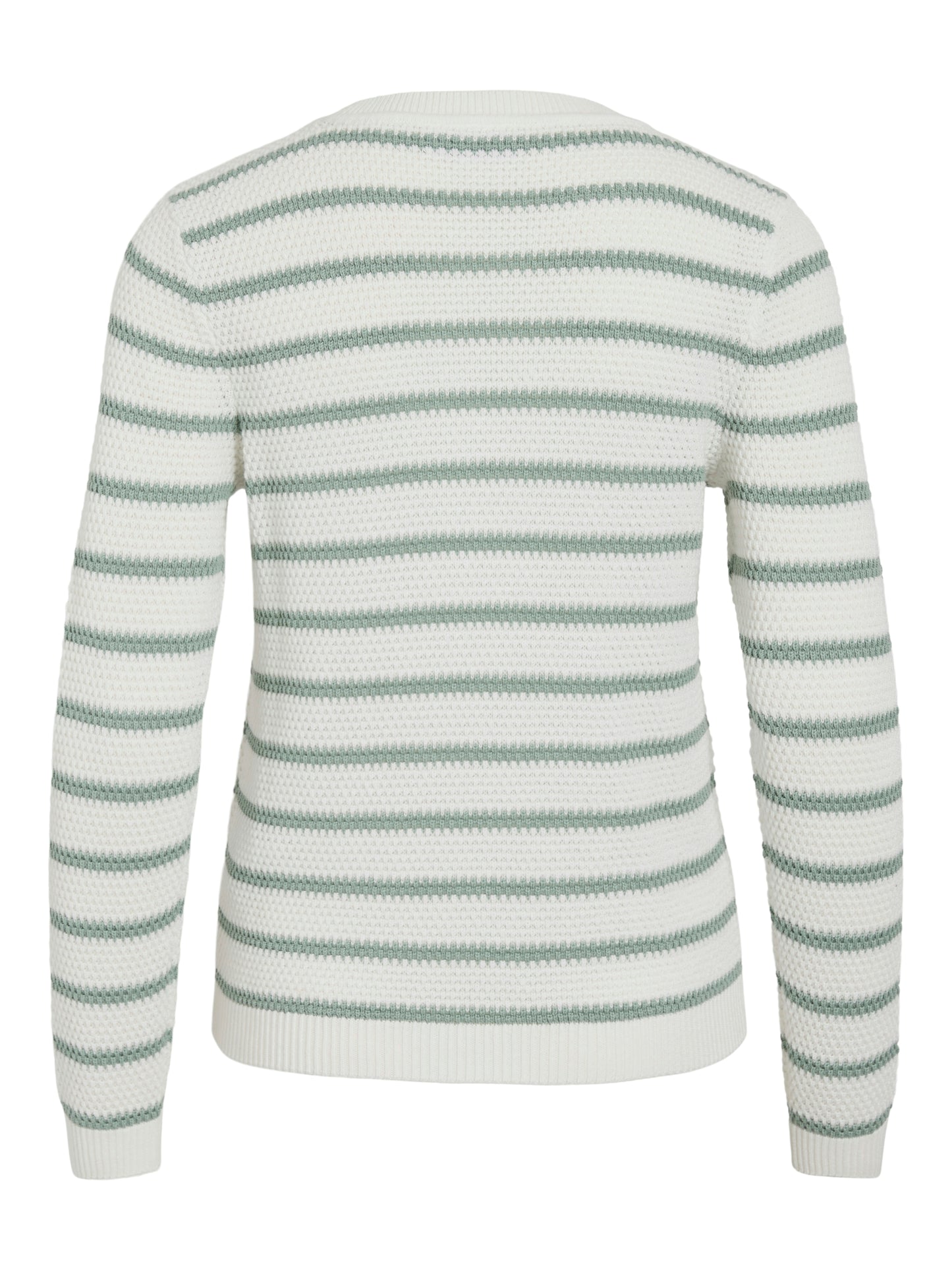 VIDALO O-NECK L/S STRIPE KNIT TOP- NOOS