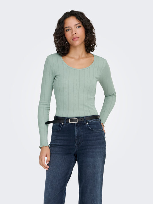ONLTENNA O-NECK L/S TOP JRS NOOS