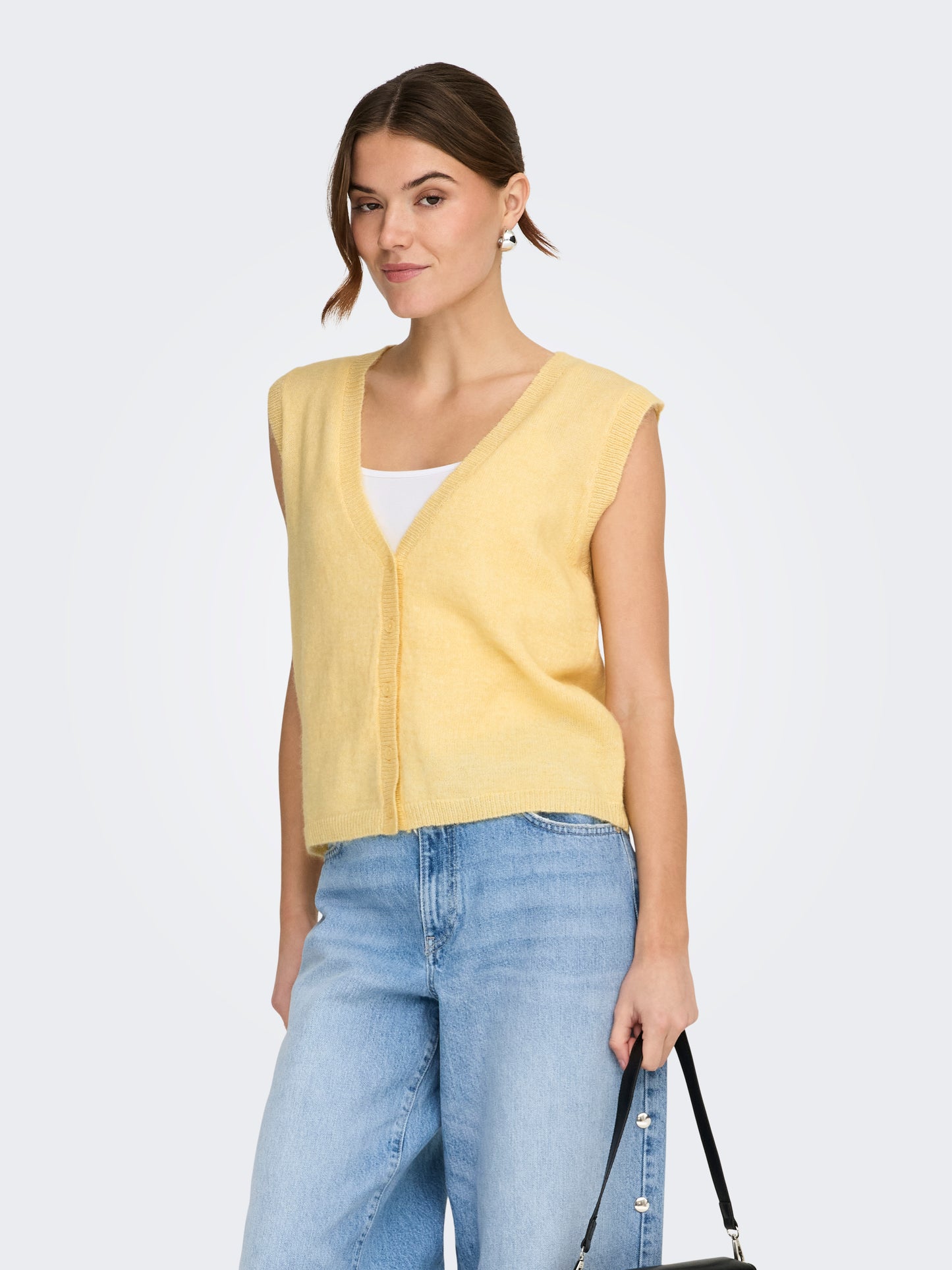 ONLHELGA LIFE SL BUTTON WAISCOAT KNT