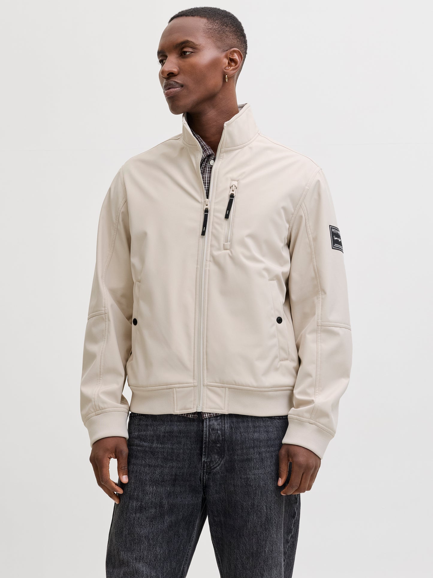 JJEPARKER SOFTSHELL BOMBER SN