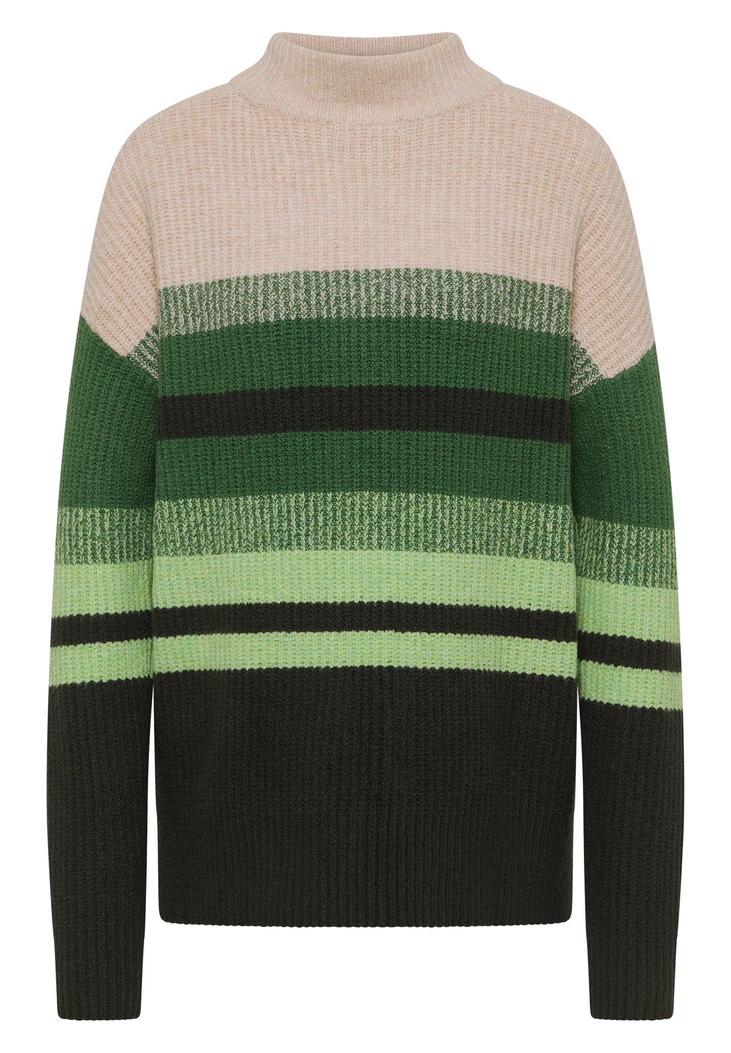 Gestreifter Mouliné Pullover