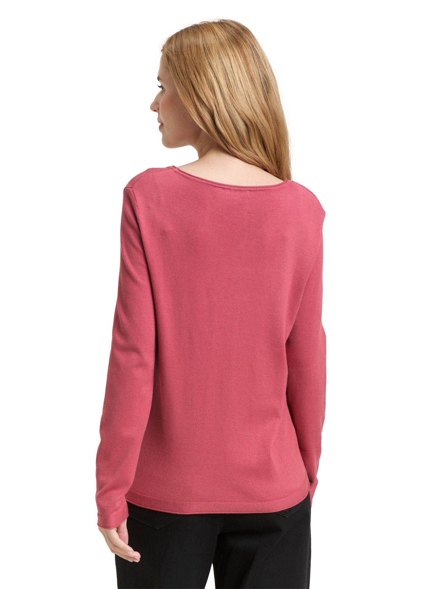 Basic Strickpullover mit Rundhalsausschnitt