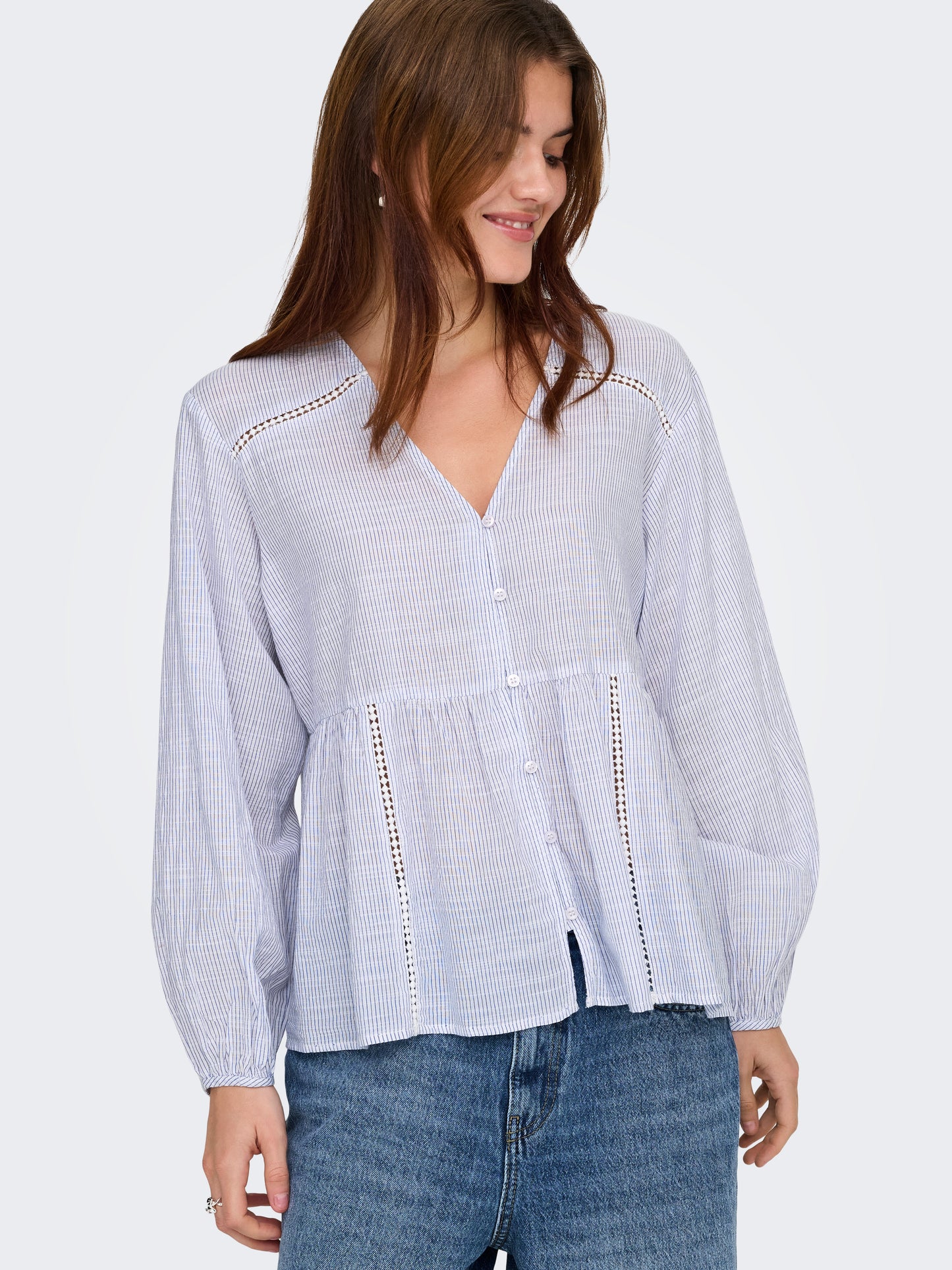 ONLNORA L/S V-NECK SHIRT NOOS WVN