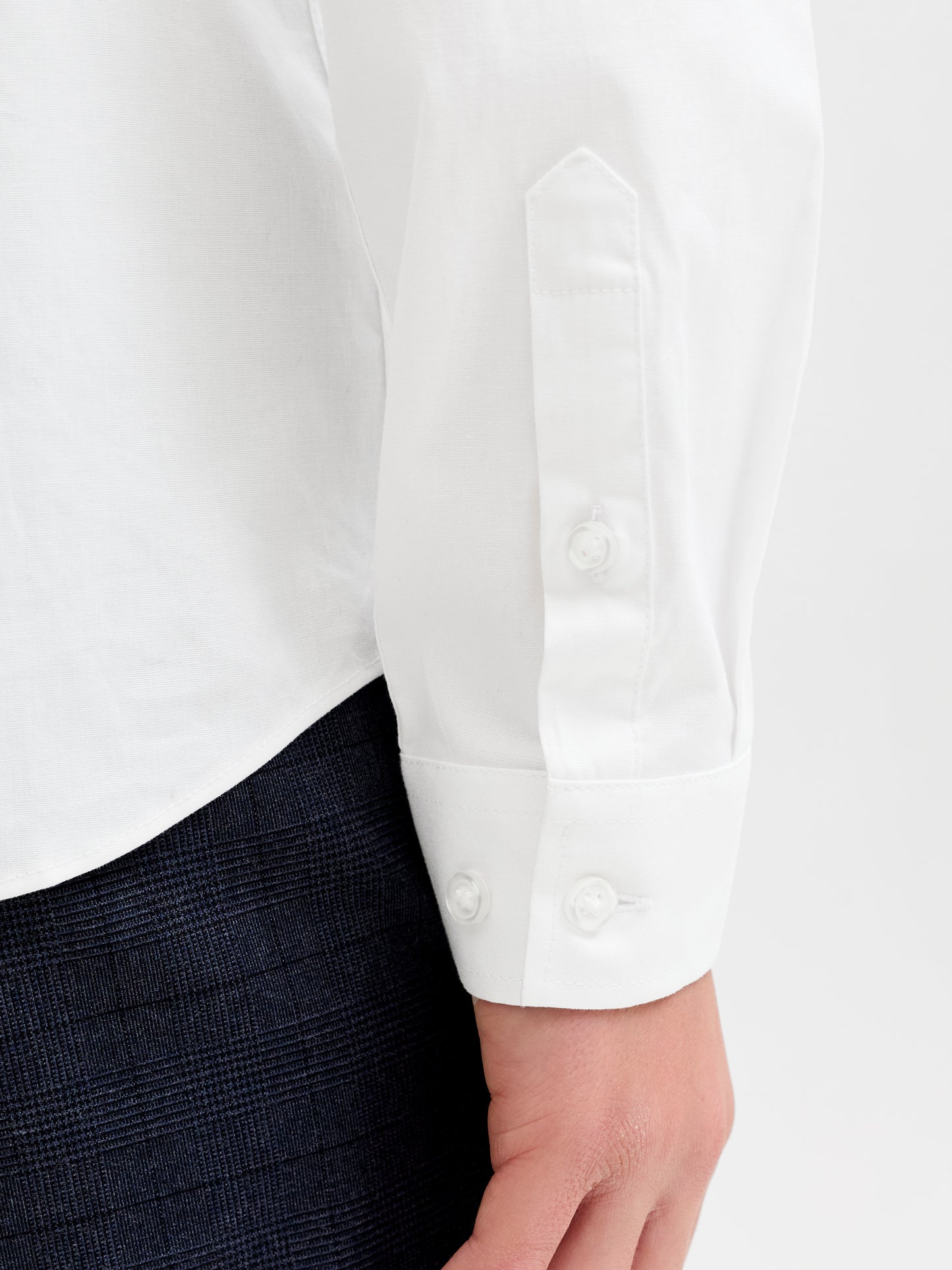 JJEAXEL STRETCH SHIRT LS NOOS JNR