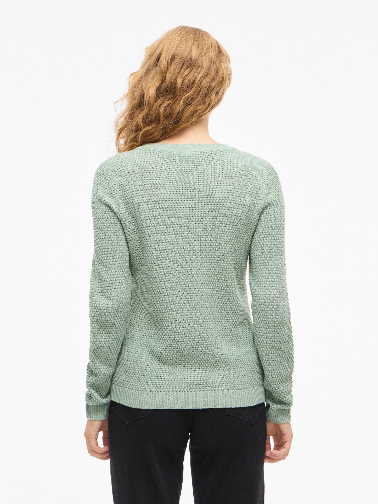 VIDALO O-NECK L/S KNIT TOP- NOOS