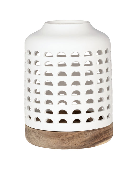 Blickfang Laterne groß D 12cm H 17cm,