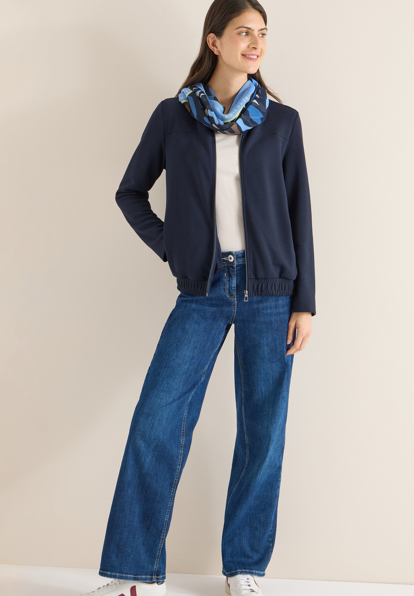 Gemusterter Loop Schal