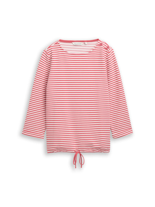 Langarmshirt mit Knopf-Details