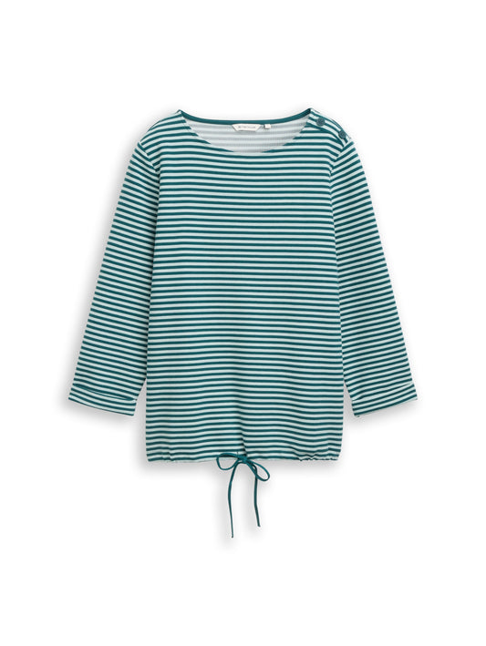 Langarmshirt mit Knopf-Details