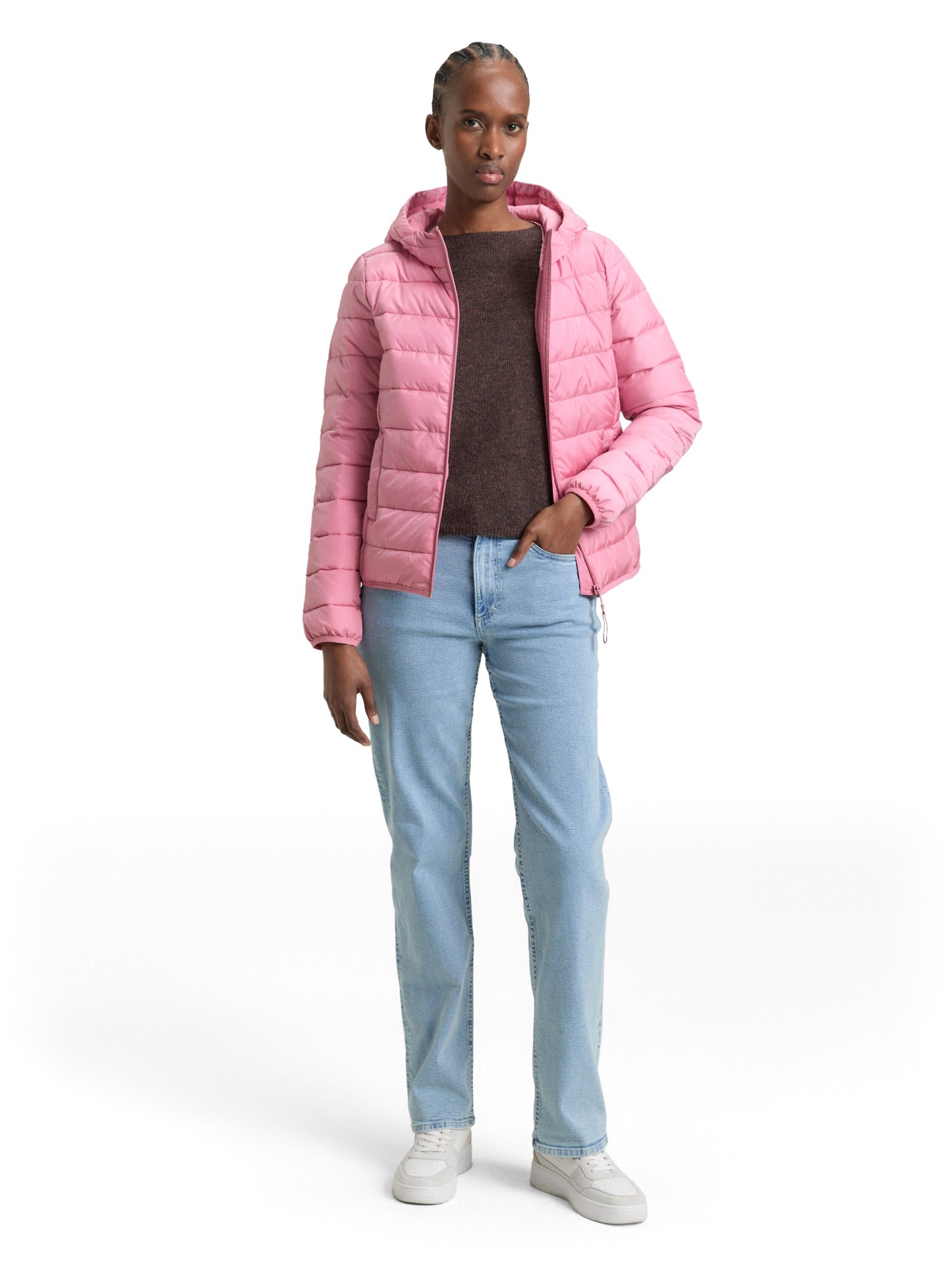 Lightweight Steppjacke mit Kapuze