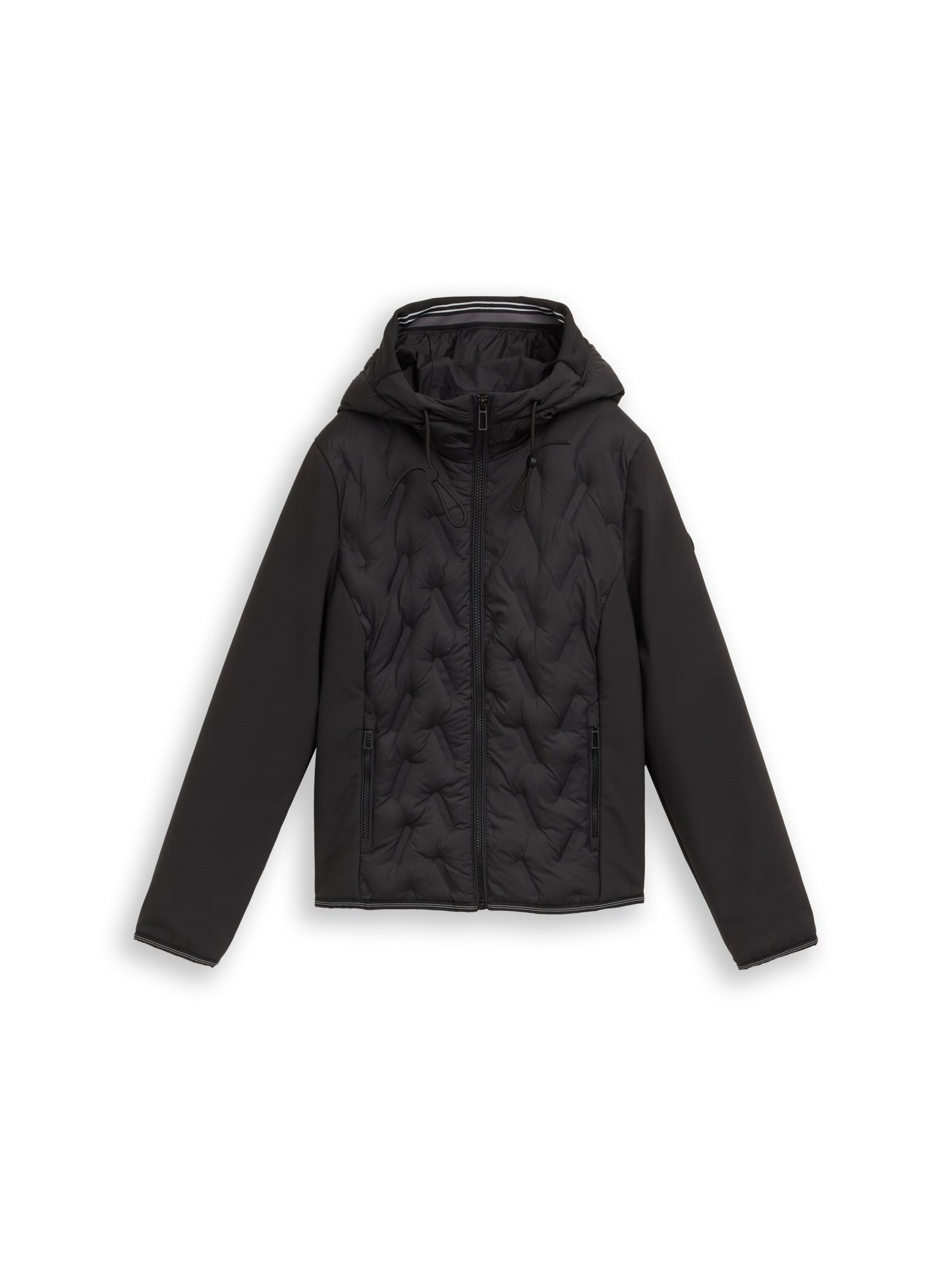 Hybrid Steppjacke mit Kapuze