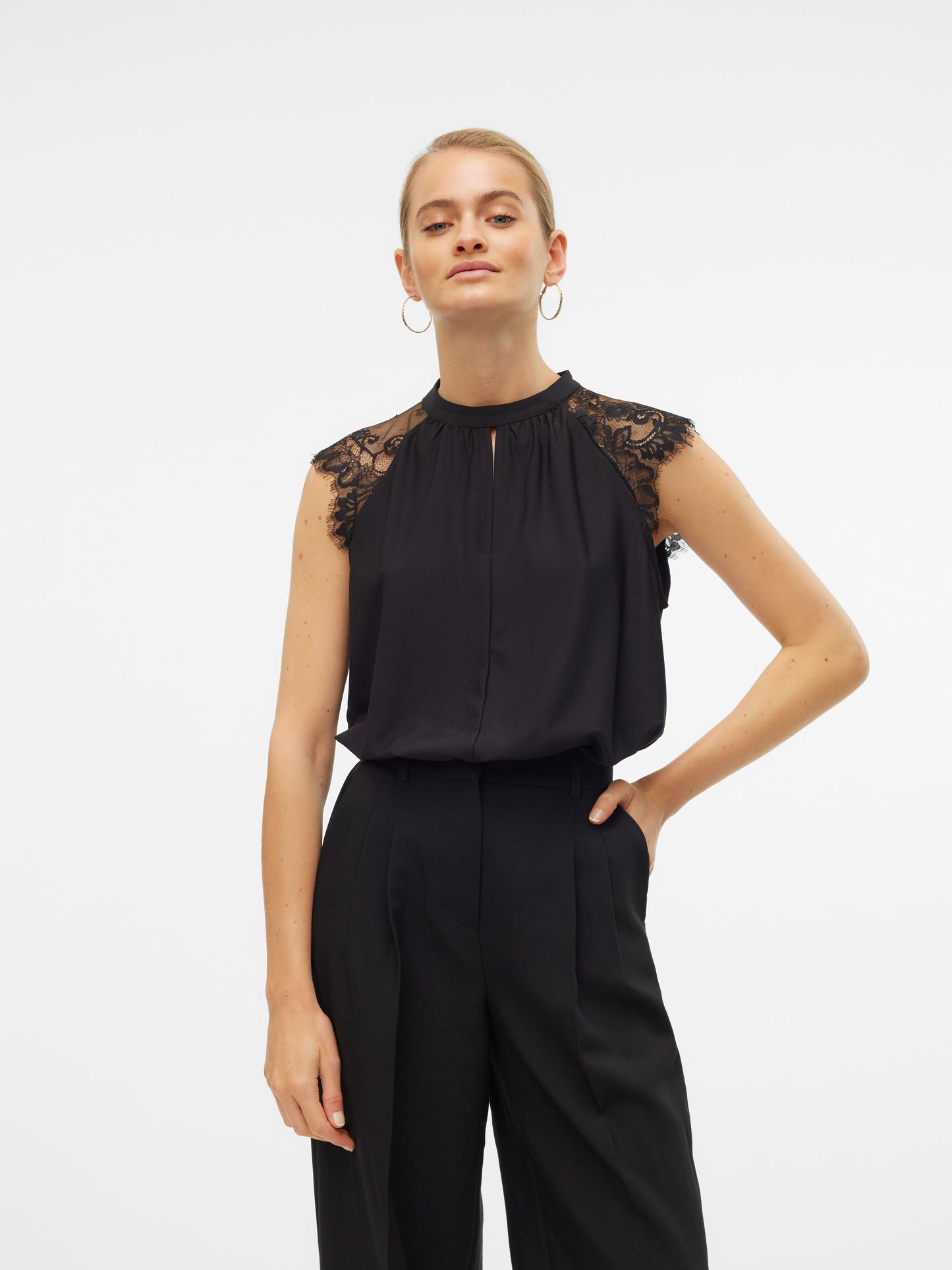 VMMILLA SL LACE TEE NOOS