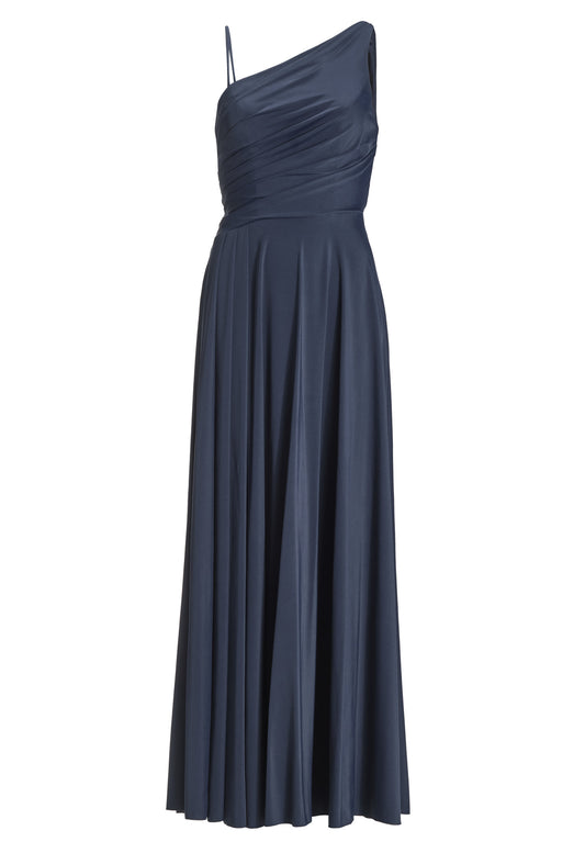 Fließendes Jerseykleid mit Rückenausschnitt