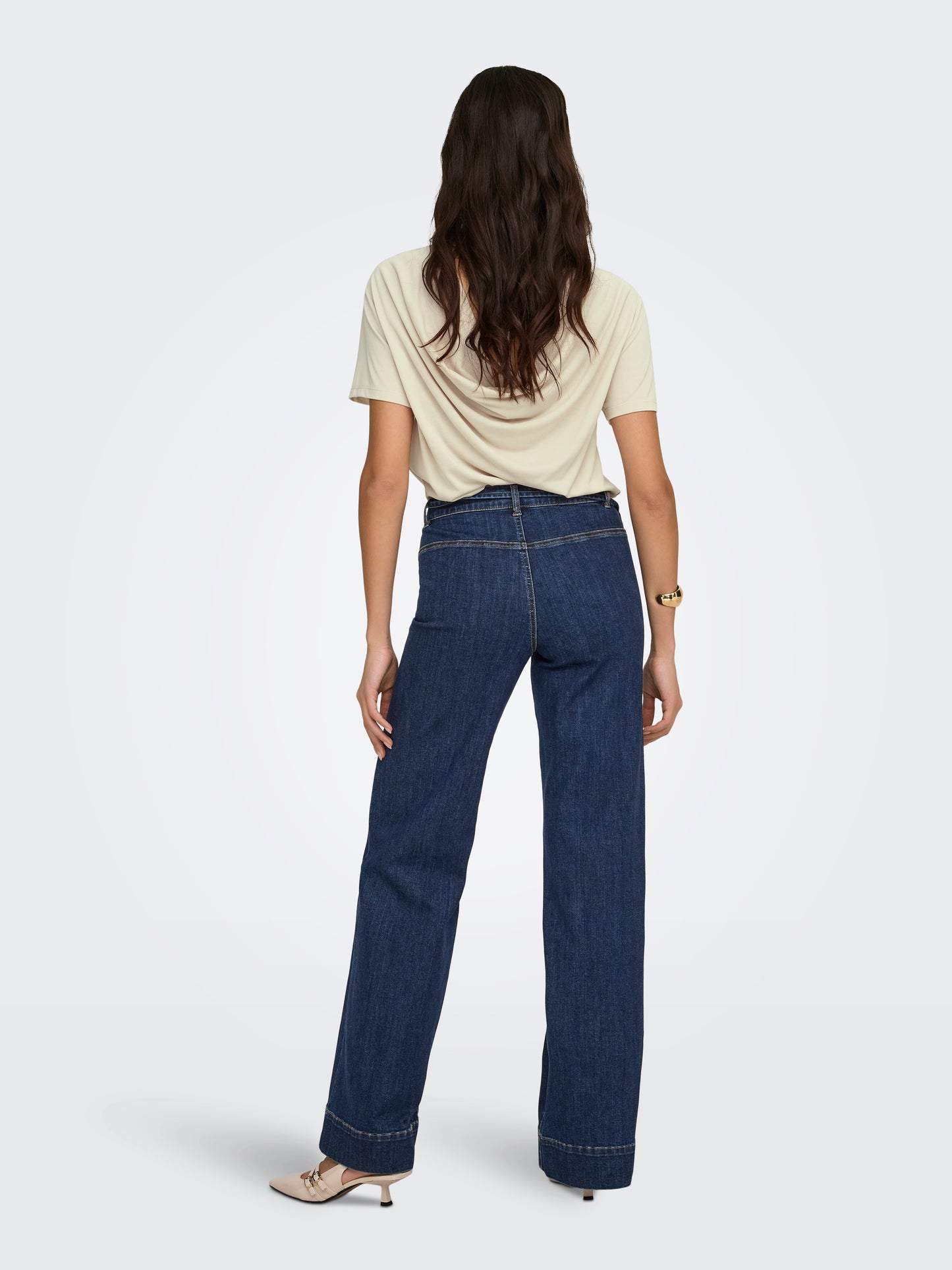 ONLMADISON HW WIDE ROSE BELT DNM GUA