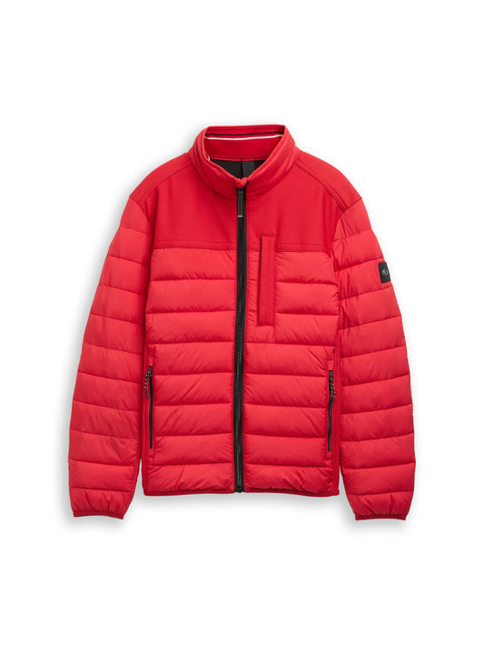 Hybrid Steppweste mit Stehkragen