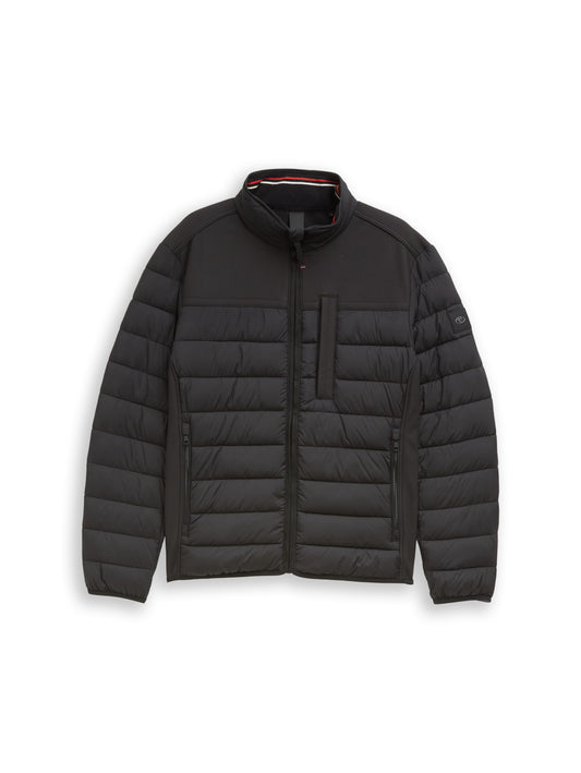 Hybrid Steppweste mit Stehkragen