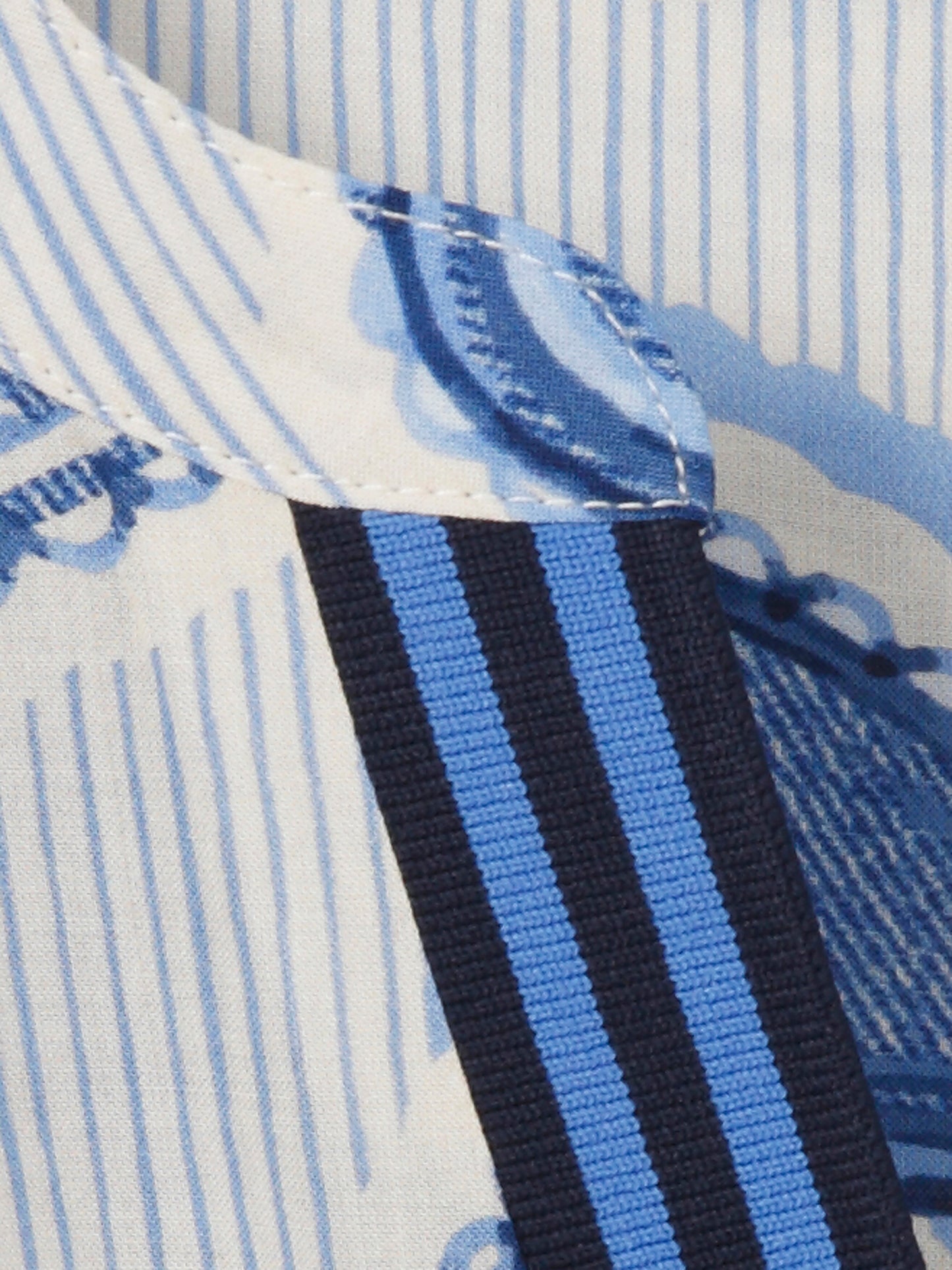 Bluse V-Ausschnitt 1/1 Arm Druck