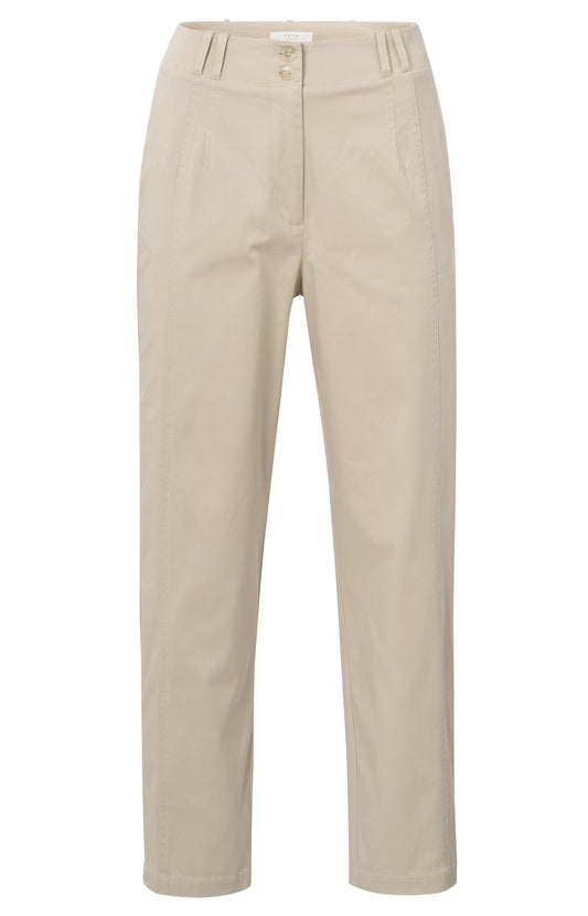 Gewebte Baumwollhose, HUMUS BEIGE