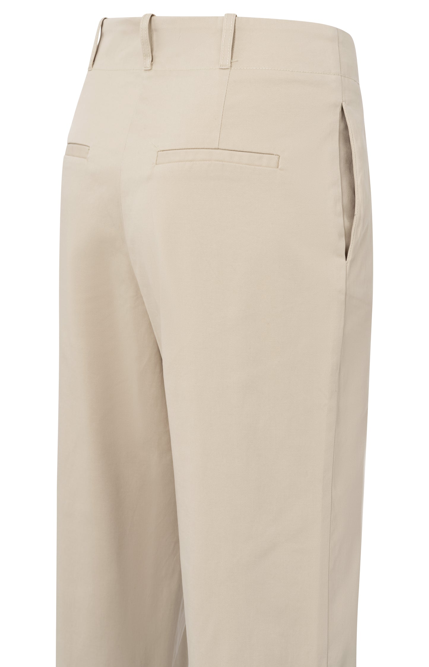 Gewebte Baumwollhose, HUMUS BEIGE