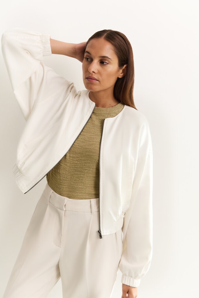 Strukturiertes Oberteil, SOFT GREEN