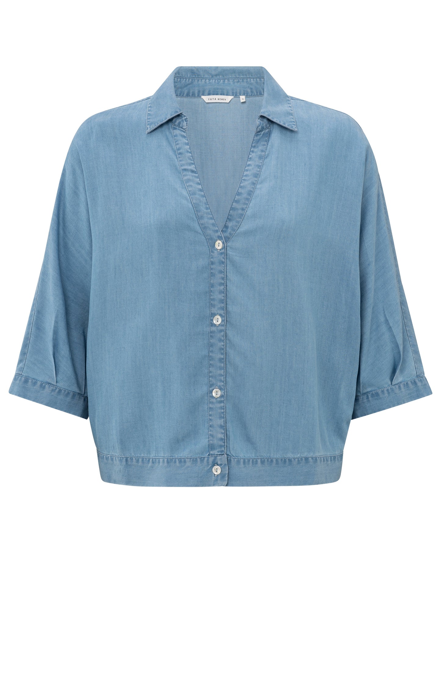 Leichte Chambraybluse, CHAMBREY