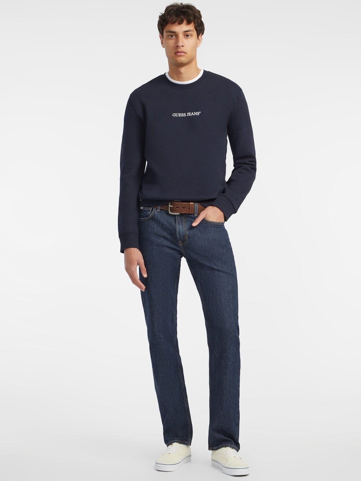 GJ CN SLIM LOGO EMB SWEAT