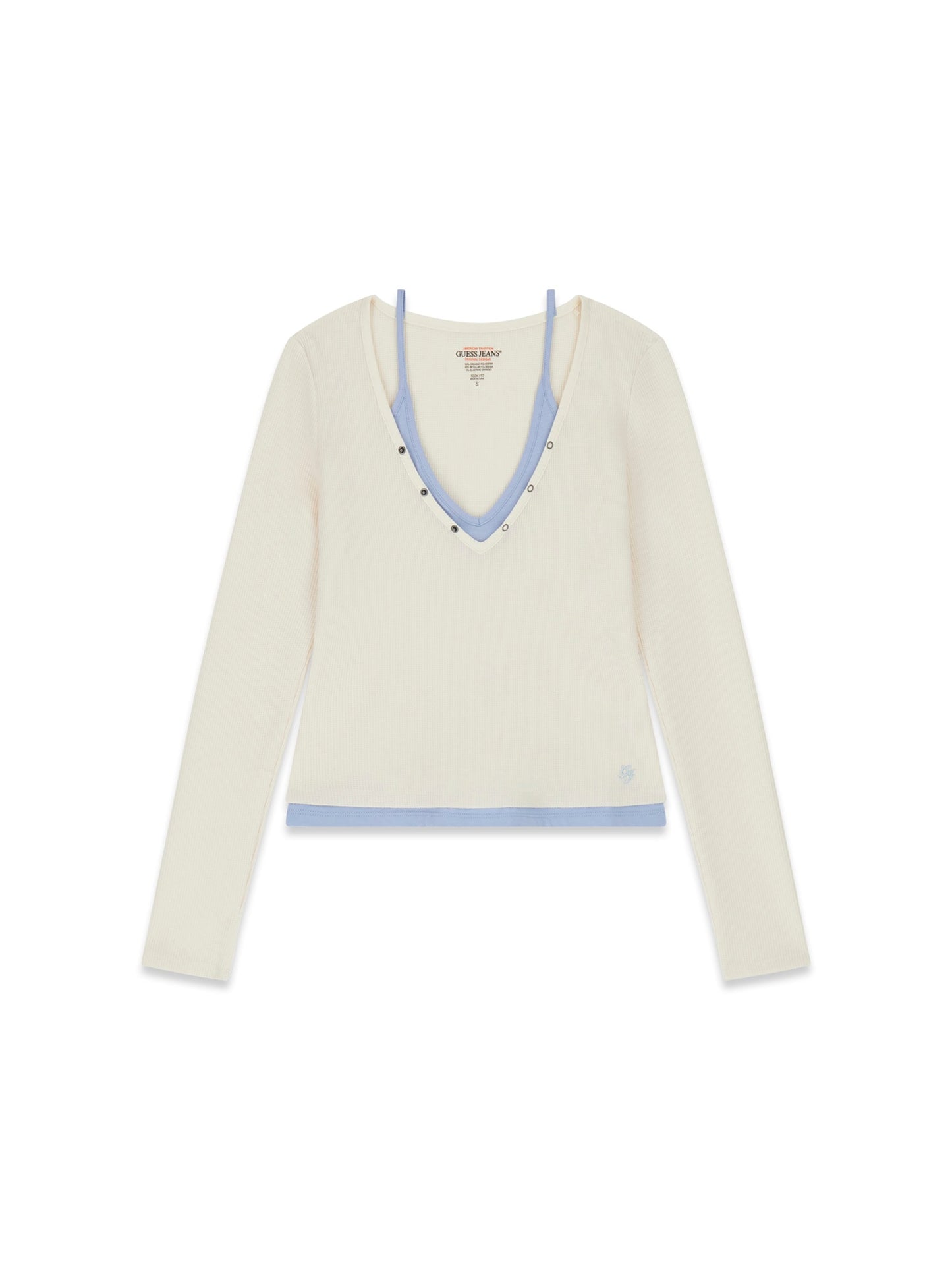 GJ LS LAYERED WAFFLE TOP