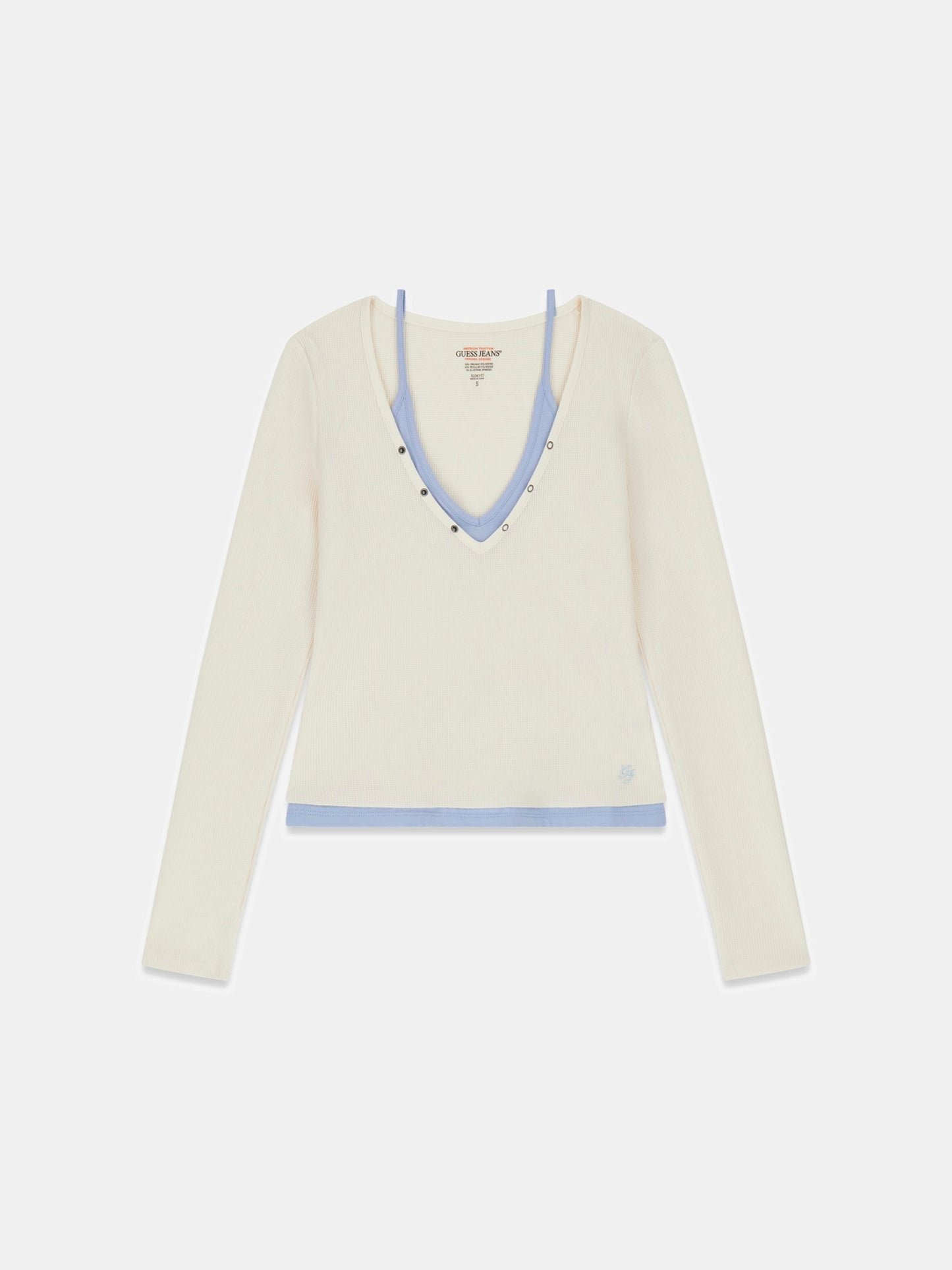 GJ LS LAYERED WAFFLE TOP