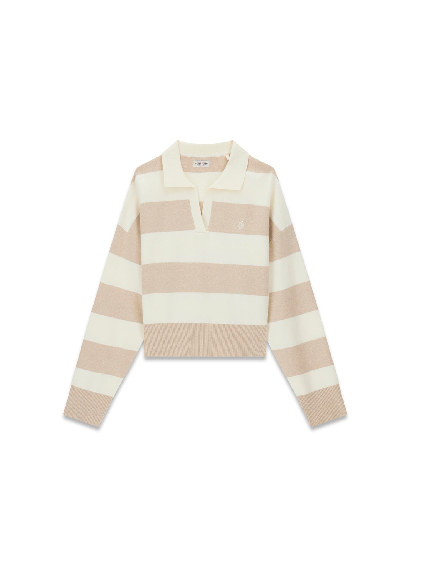 GJ LS POLO STRIPED SWTR
