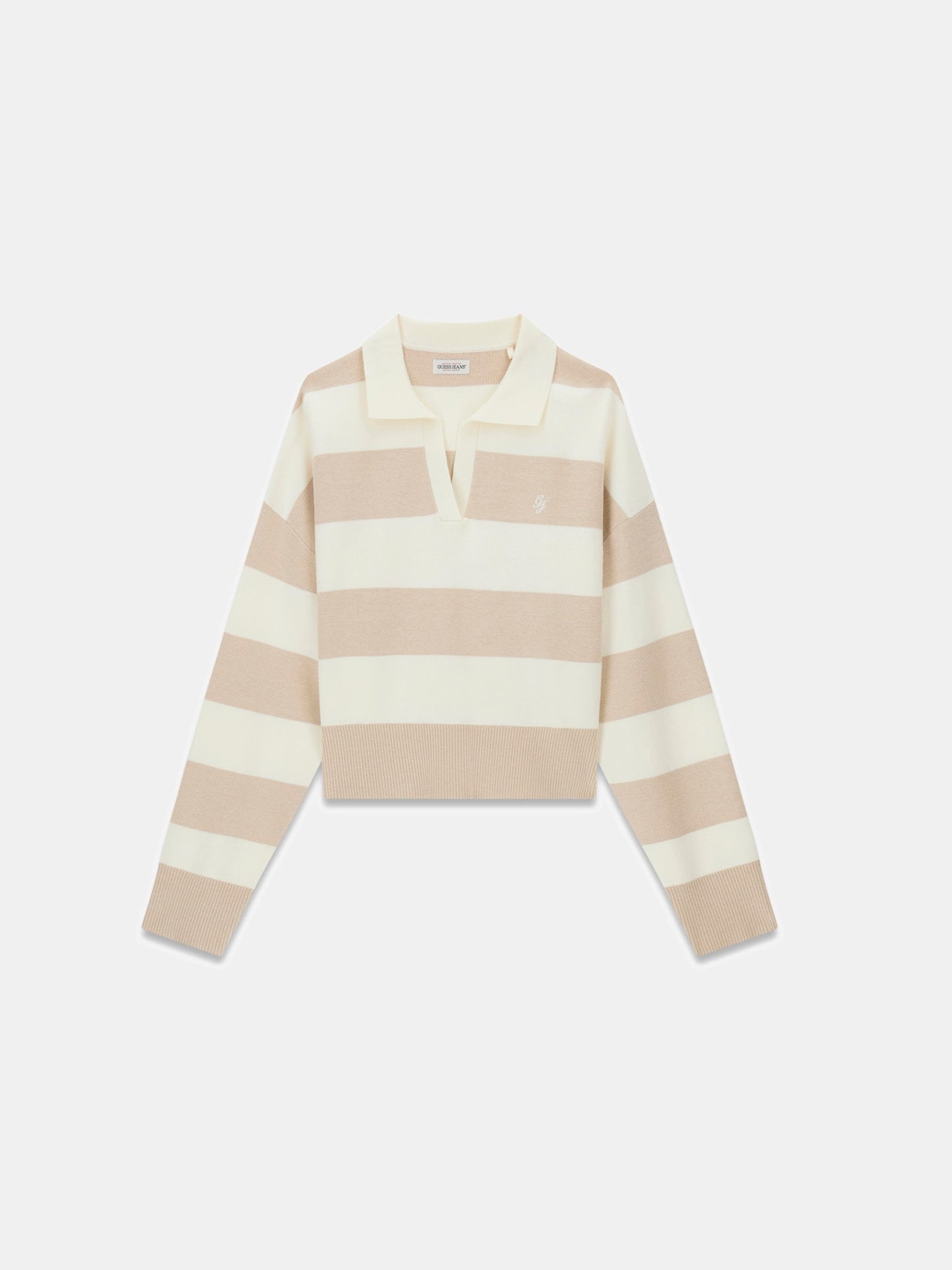 GJ LS POLO STRIPED SWTR