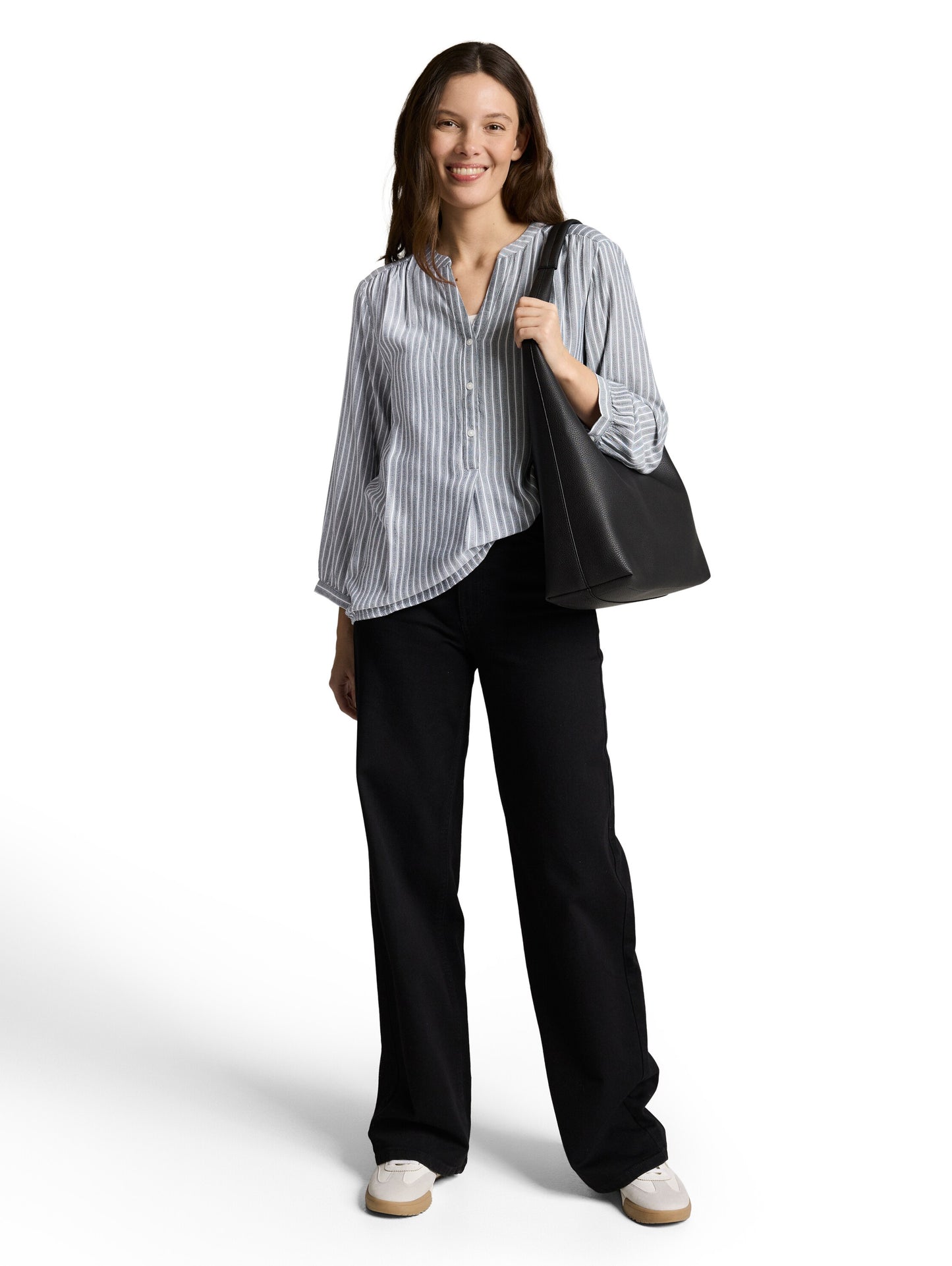 Bluse mit Streifenmuster