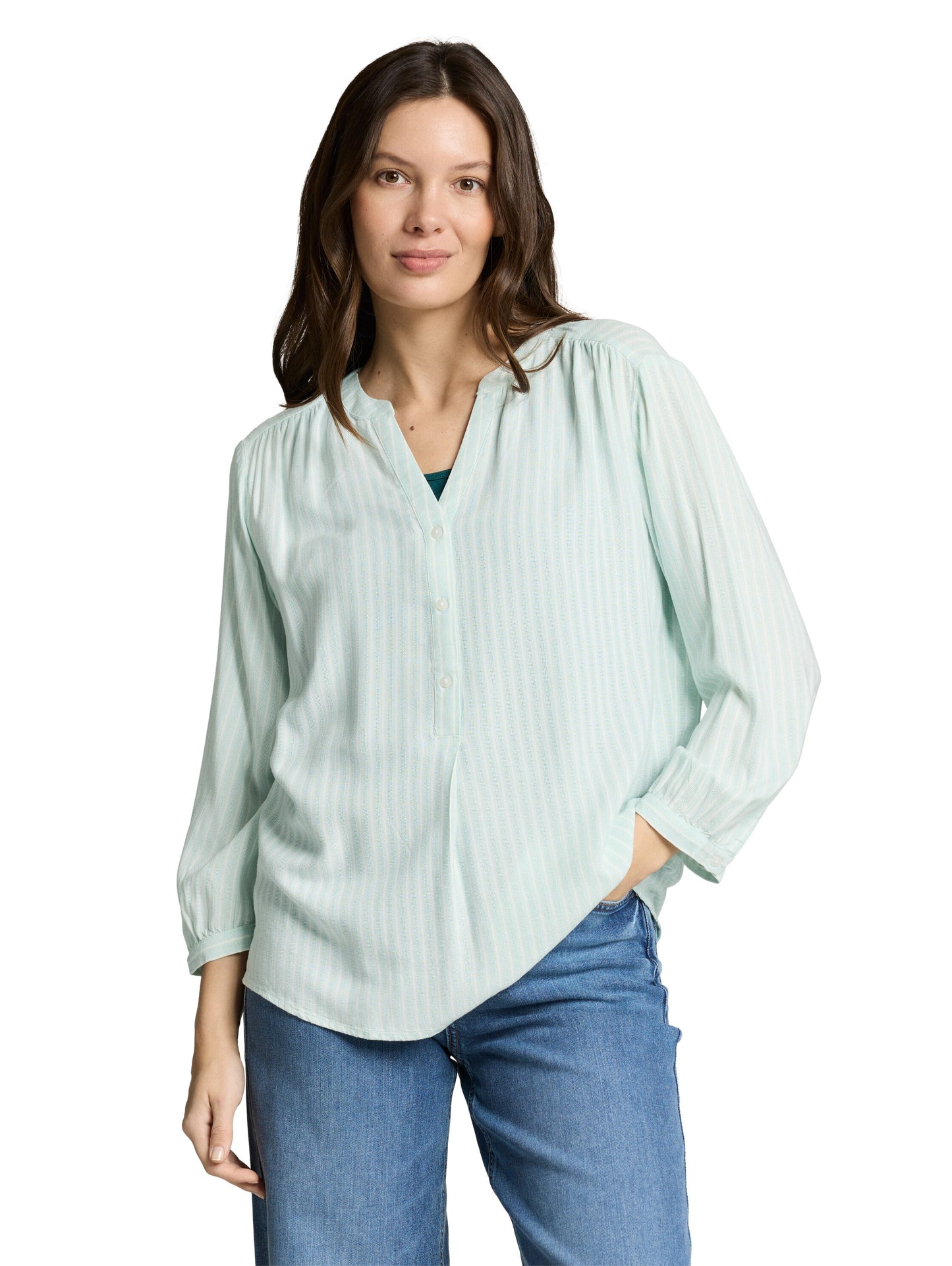 Bluse mit Streifenmuster