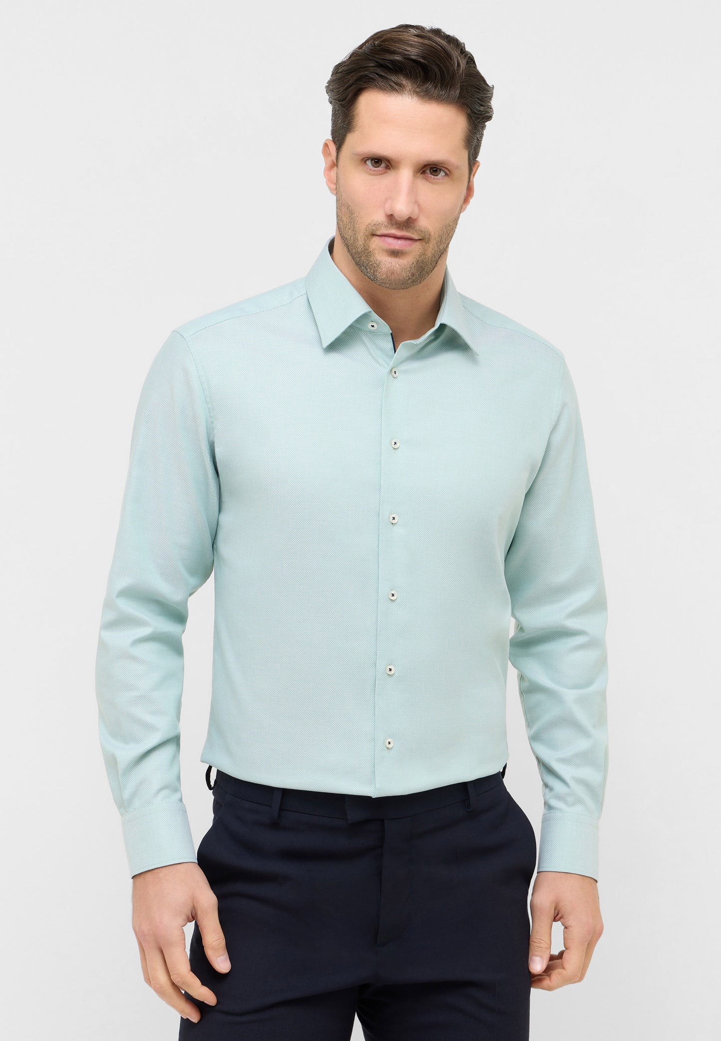 Hemd Dobbydesign Langarm
