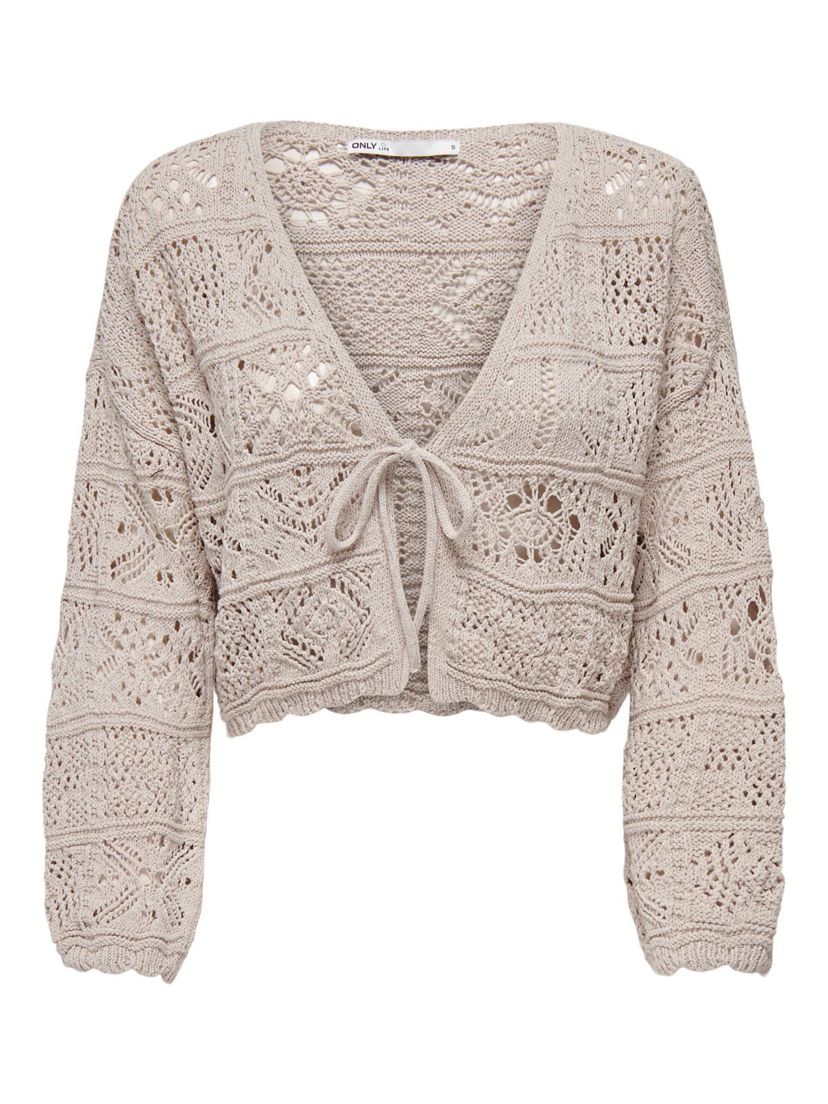 ONLBEACH LIFE 7/8 TIE CARDIGAN KNT NOOS