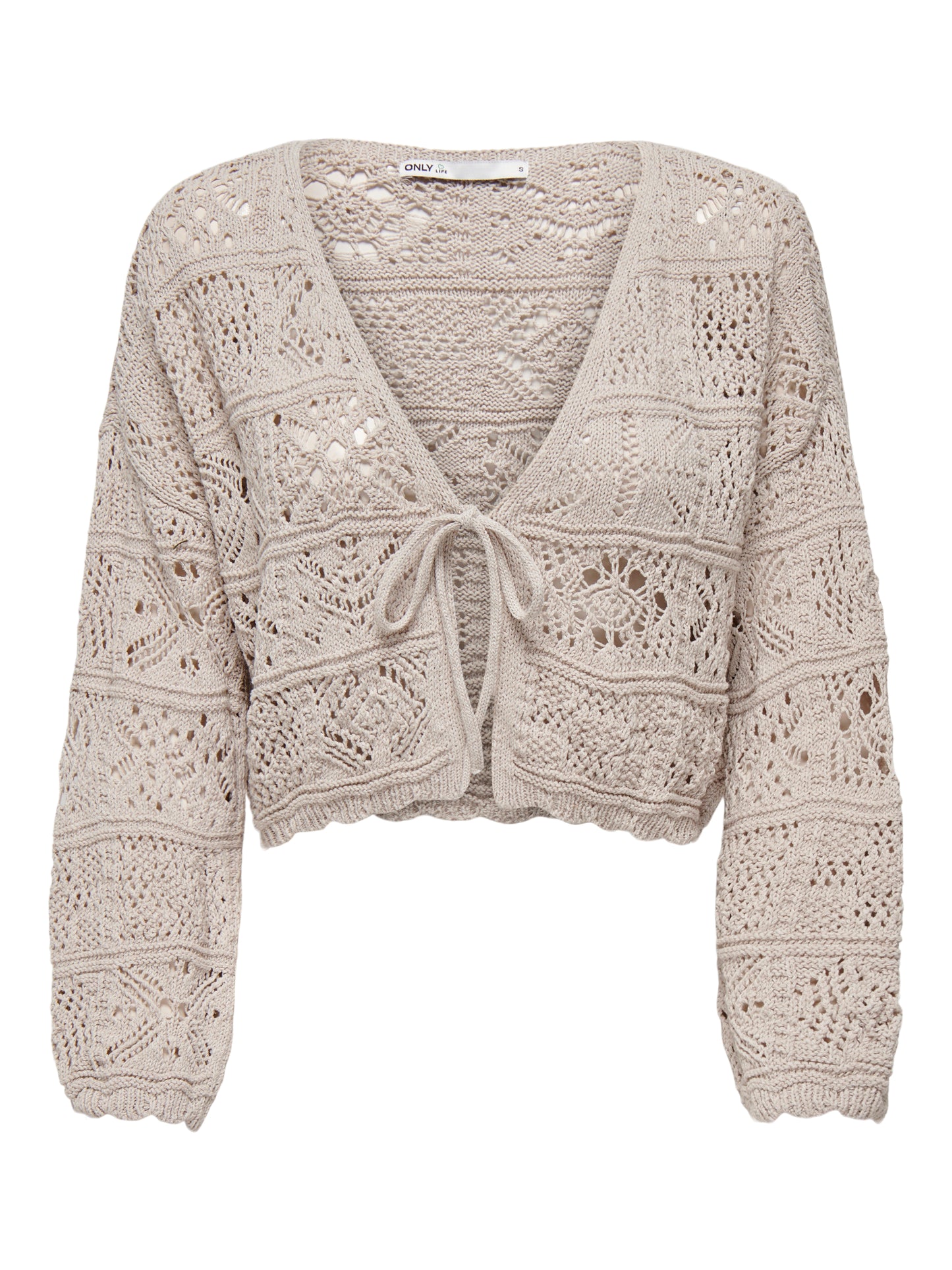 ONLBEACH LIFE 7/8 TIE CARDIGAN KNT NOOS