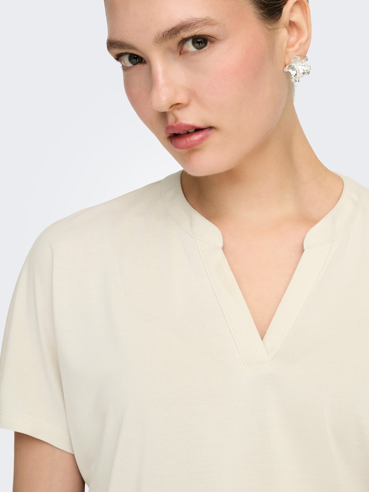 ONLFREE S/S SPLIT TOP JRS