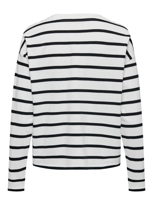 ONLSOPH L/S STRIPE TOP JRS