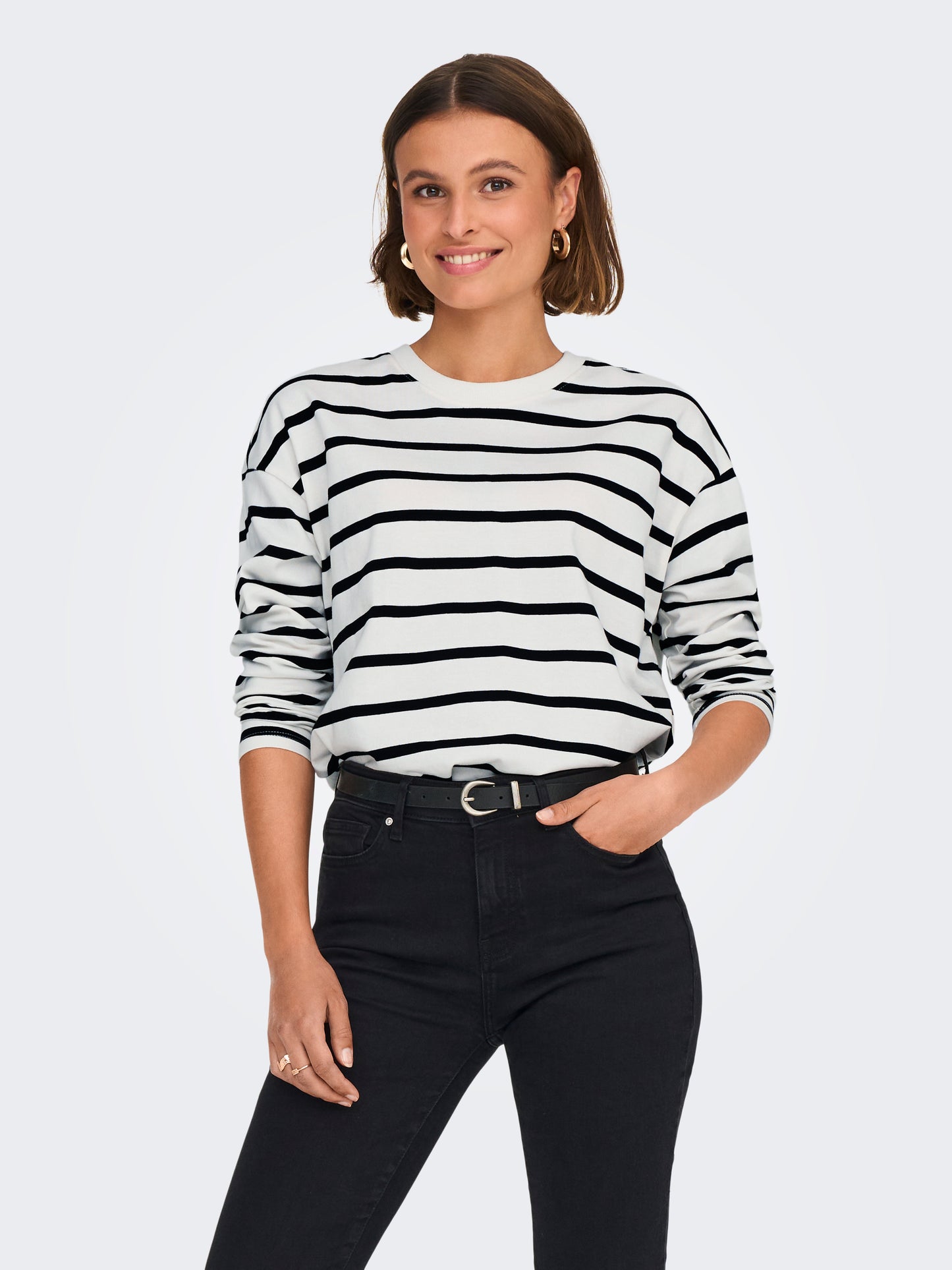 ONLSOPH L/S STRIPE TOP JRS