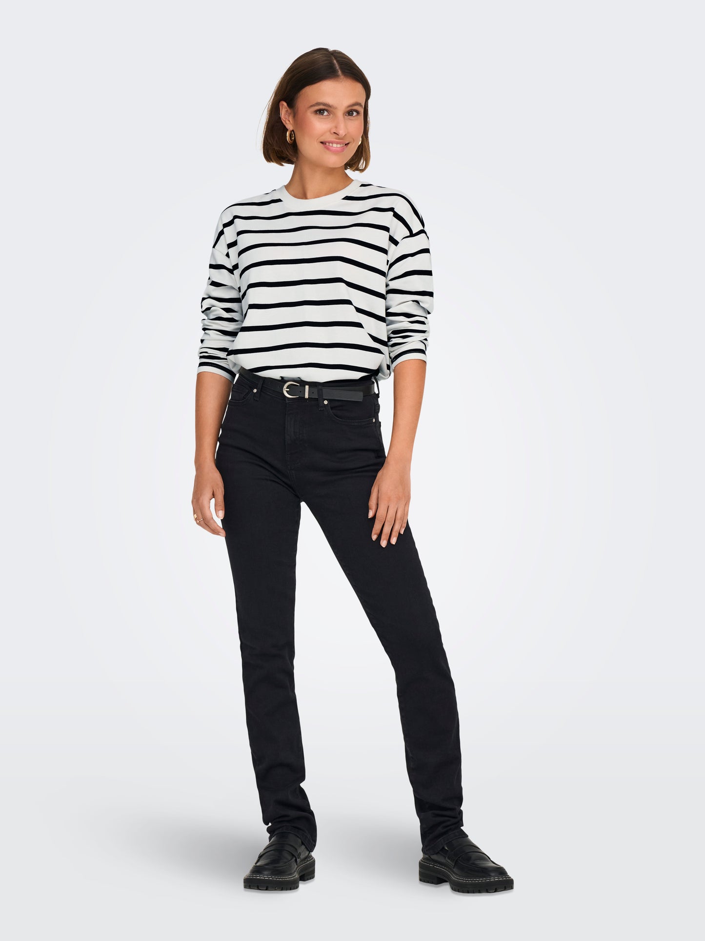 ONLSOPH L/S STRIPE TOP JRS