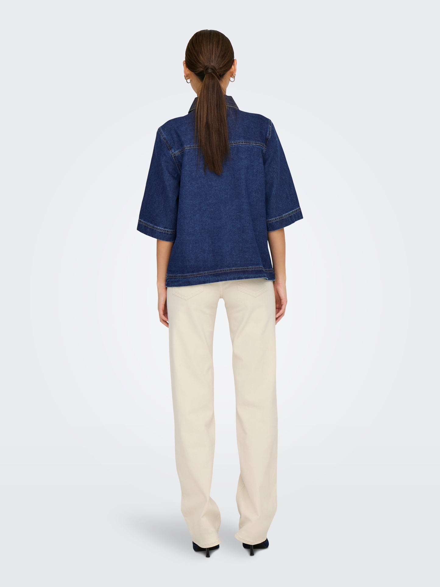 ONLBELLE S/S SHIRT DNM GUA NOOS