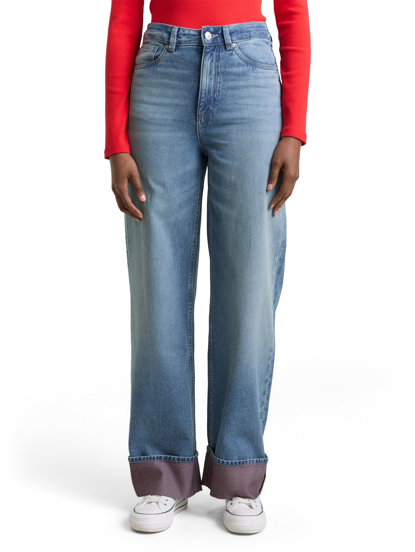 TTLINOU WIDE Jeans mit Turn-Up