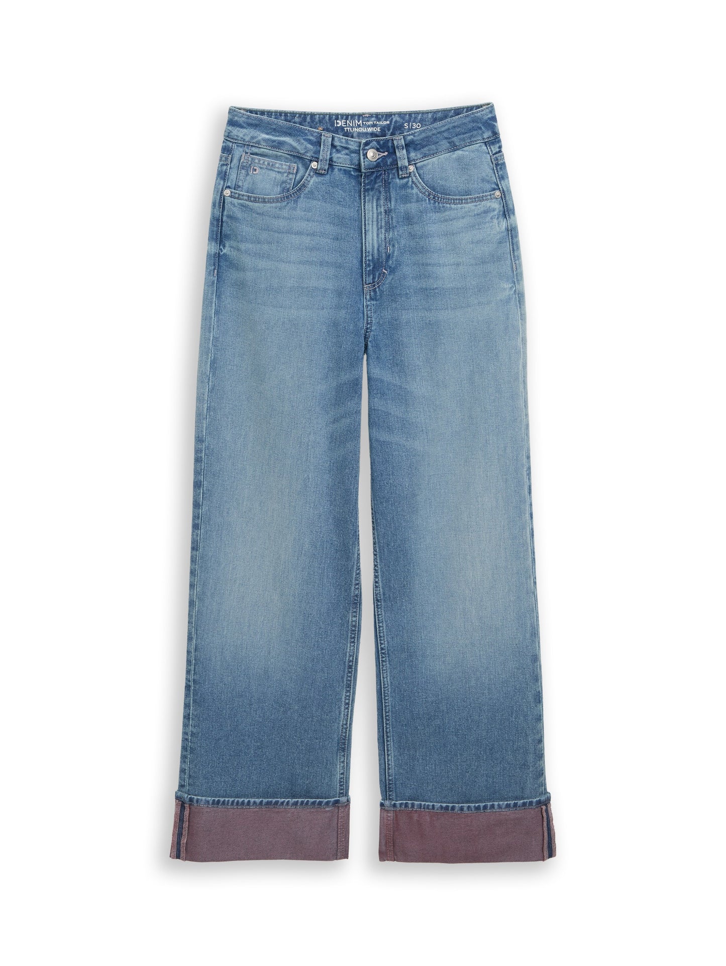 TTLINOU WIDE Jeans mit Turn-Up