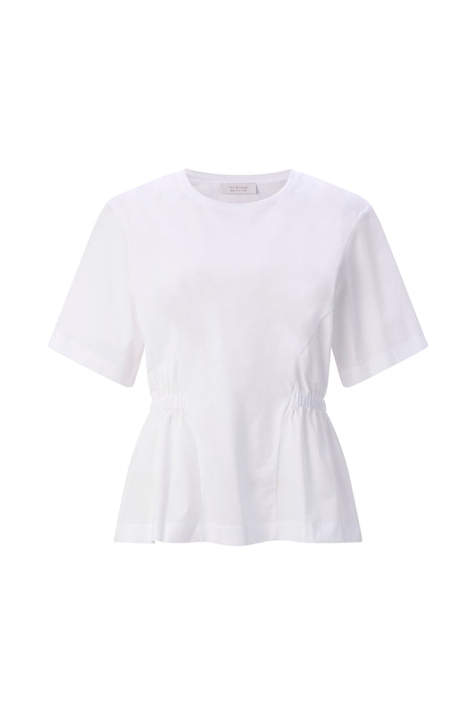 Mat Mix T-Shirt with Peplum