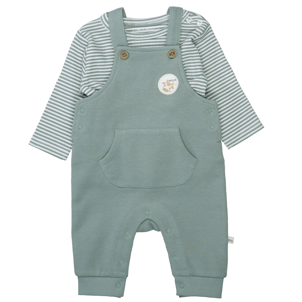 Kn.-Latzhose+Shirt
