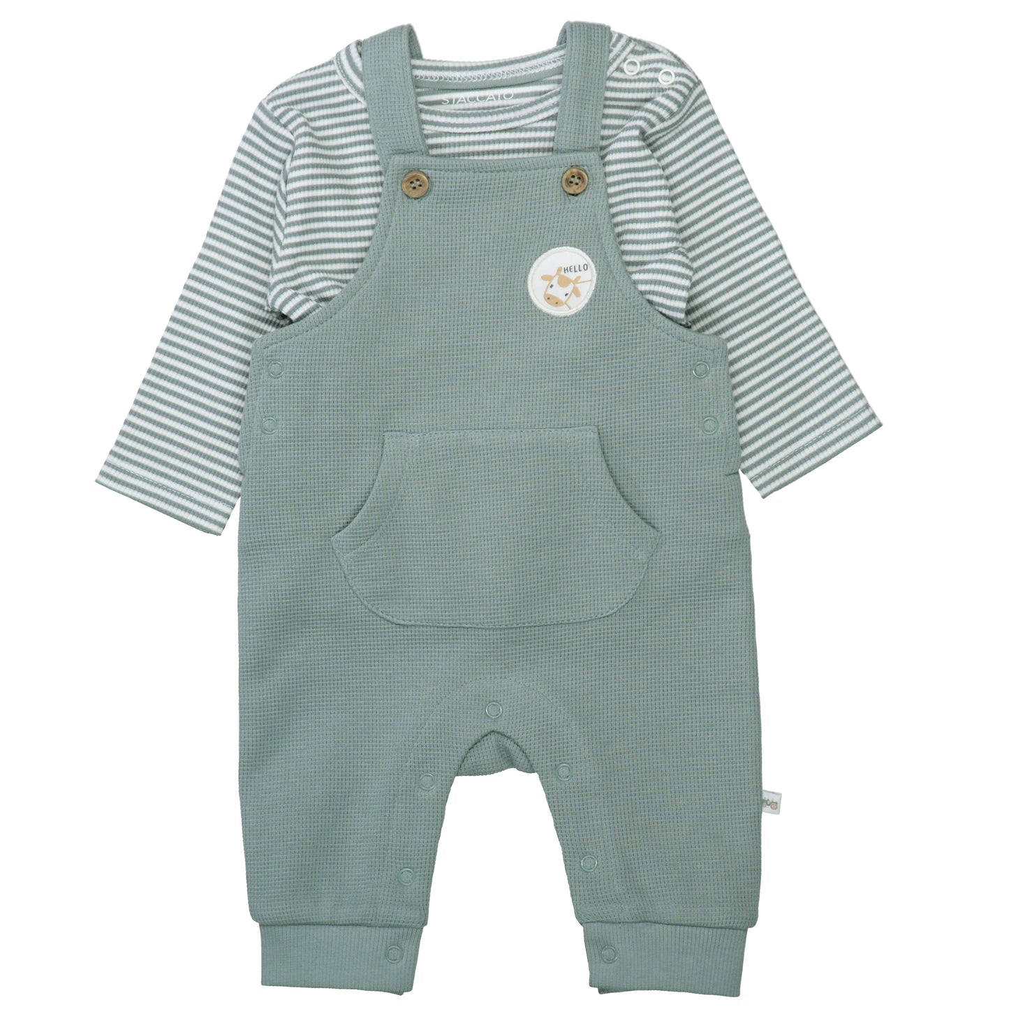 Kn.-Latzhose+Shirt