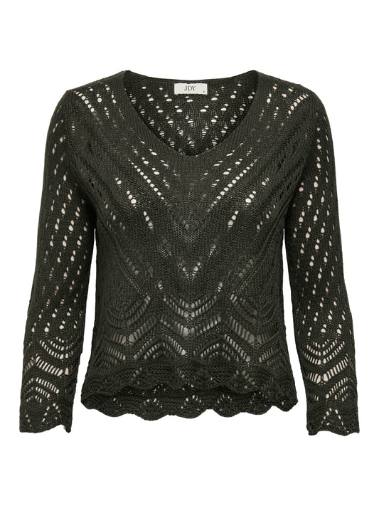 JDYNEW SUN 3/4 CROPPED PULLOVER KNT NOOS