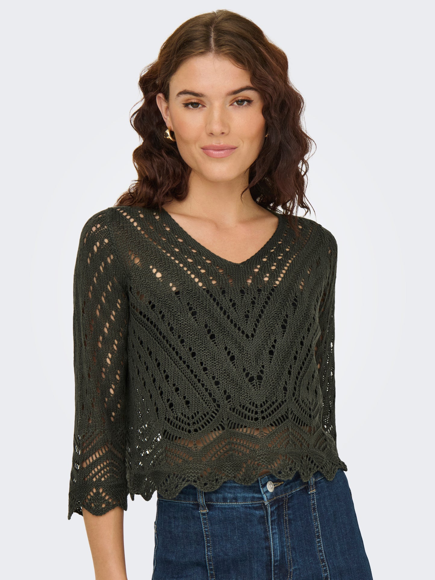 JDYNEW SUN 3/4 CROPPED PULLOVER KNT NOOS