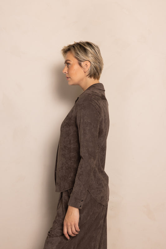 Zhrill Blusen 1/1 Arm F131 brown